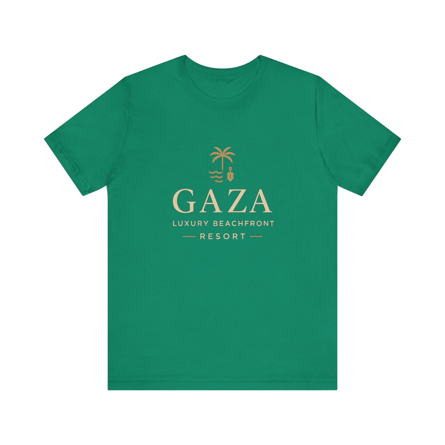 Gaza Luxury Beachfront Resort Tee, Vacation T-Shirt, Travel Apparel, Summer Fashion, Unisex Summer Tee