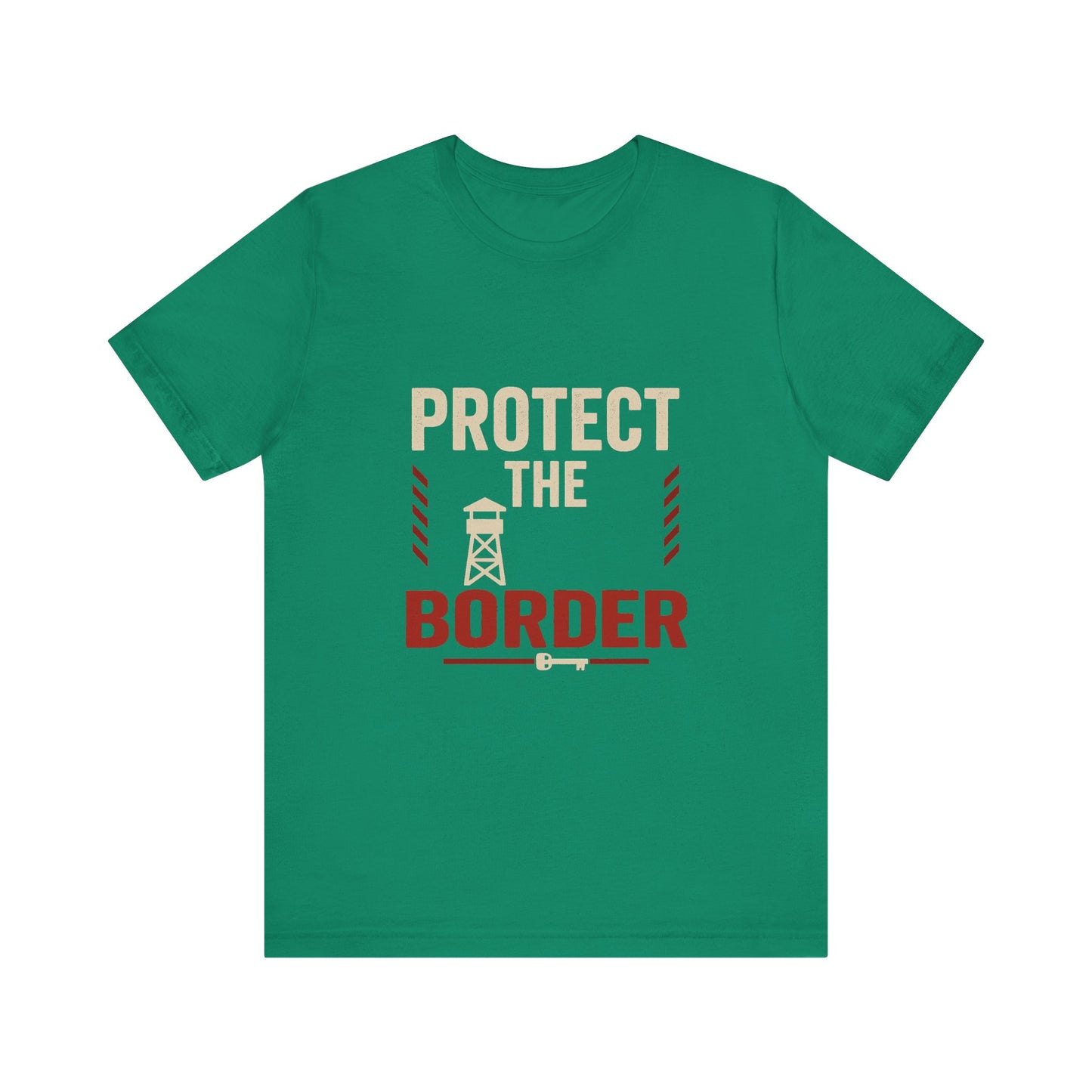 Protect the Border Unisex Tee, Casual Shirt, Conversation Starter, Gift for Activists, Everyday Wear, Political Apparel
