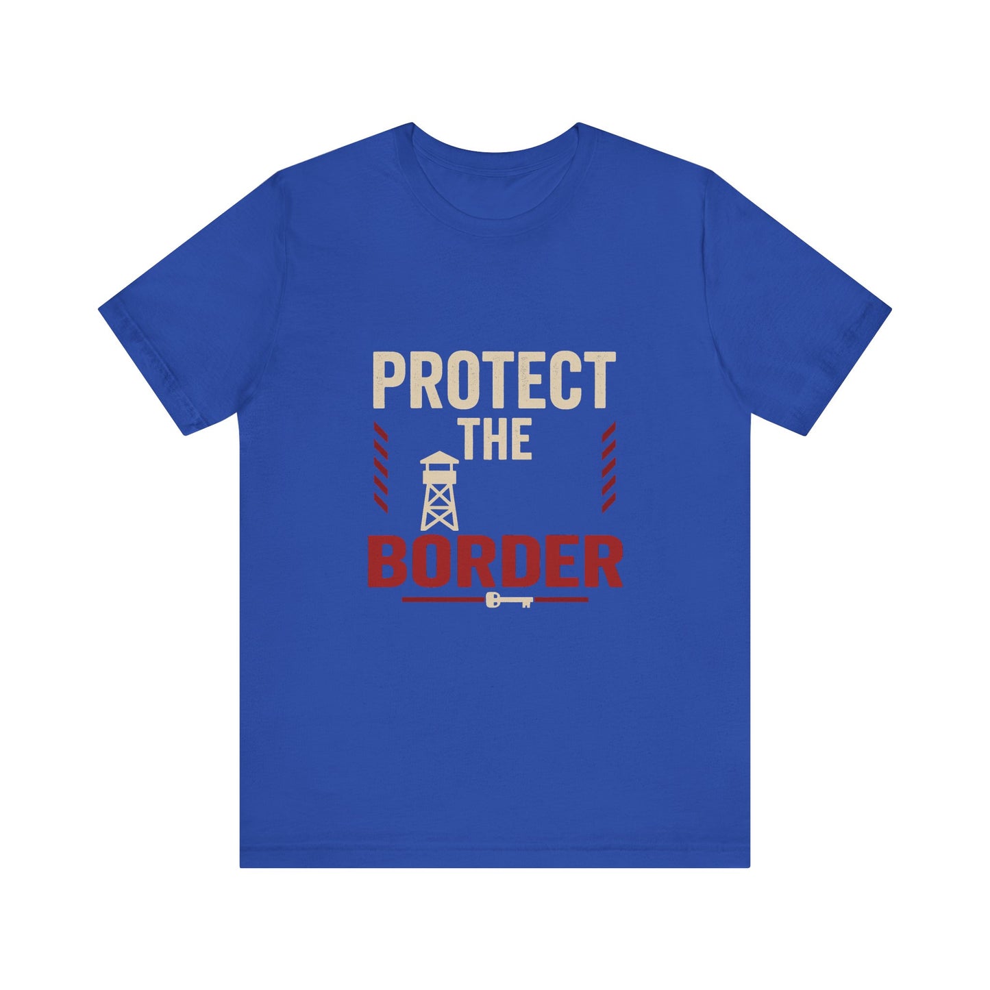 Protect the Border Unisex Tee, Casual Shirt, Conversation Starter, Gift for Activists, Everyday Wear, Political Apparel