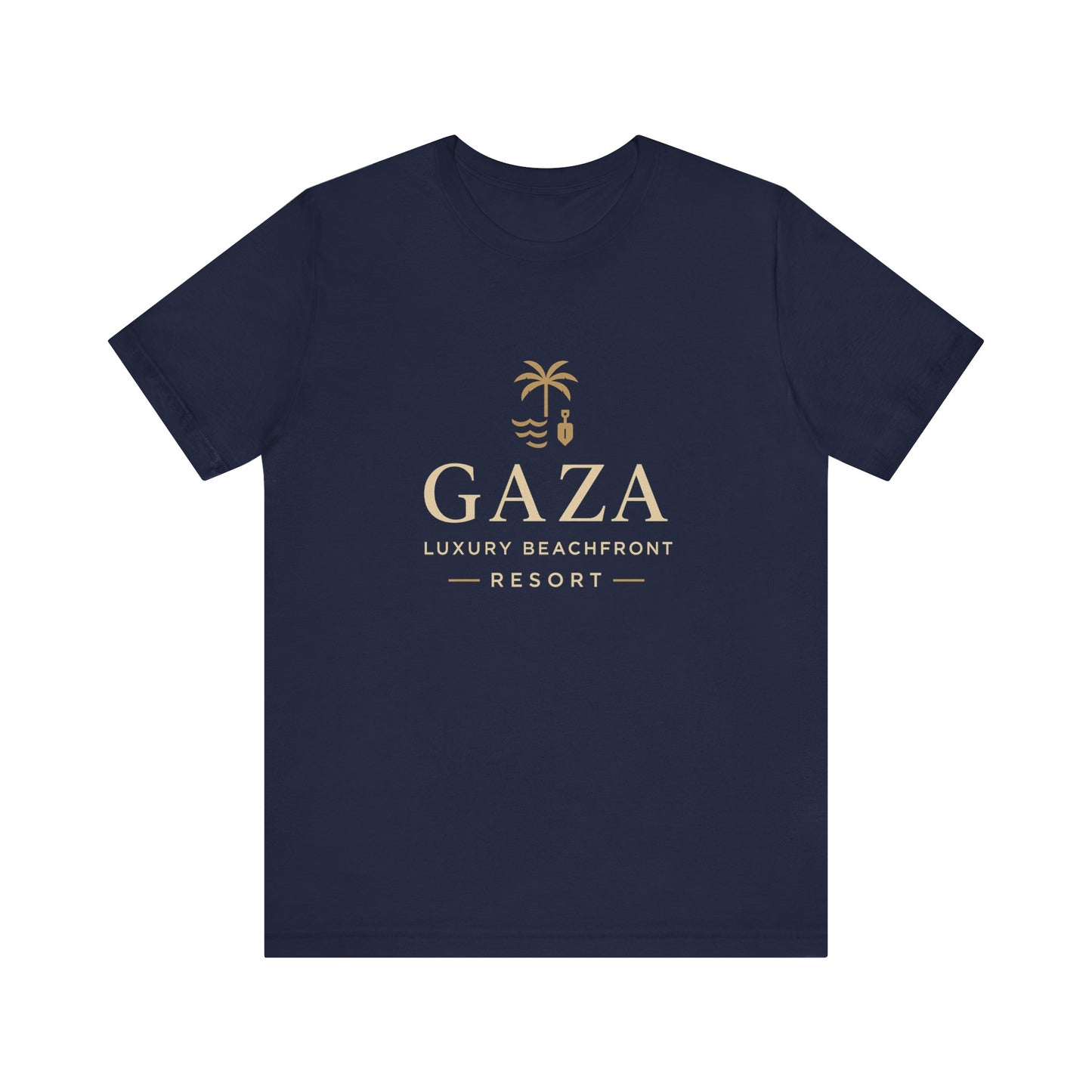 Gaza Luxury Beachfront Resort Tee, Vacation T-Shirt, Travel Apparel, Summer Fashion, Unisex Summer Tee